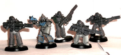 Primaris Lieutenant with Neo-Volkite Pistol, Master-Crafted Power Sword, and Storm Shield